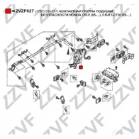 Контактная группа подушки безопасности ZZVF ZVZP027 OIT K3 1424656398 - Изображение 3