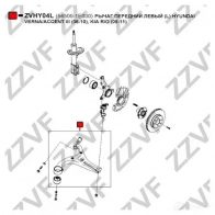 Рычаг подвески ZZVF ZVHY04L 1424867026 85 0SS47 - Изображение 3