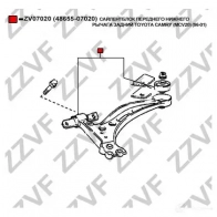 Сайлентблок ZZVF 1424995711 W 68J5 ZV07020 - Изображение 3