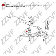 Сайлентблок ZZVF WKT TA 1437882592 ZV305 - Изображение 3