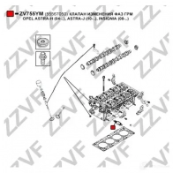 Клапан регулировки фаз грм, vvti ZZVF ZV755YM QKVF6 2 1424395935 - Изображение 4