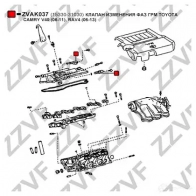 Клапан регулировки фаз грм, vvti ZZVF 8 T24AAK ZVAK037 1424395953 - Изображение 3