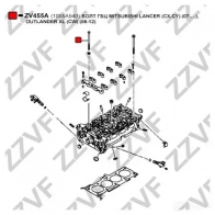 Болт ГБЦ ZZVF 3 911I5 ZV455A 1437881406 - Изображение 2