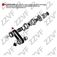 Цепь раздаточной коробки, раздатки ZZVF 1437936309 878C3 9 ZV8864MB - Изображение 4
