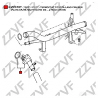 Термостат ZZVF 1437882300 5Q HIV59 ZV310T - Изображение 3