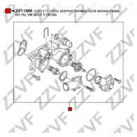 Корпус термостата ZZVF 6XS3V7 L ZV11BM 1424488121 - Изображение 4