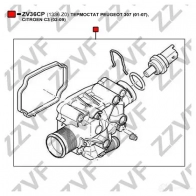 Термостат ZZVF 1437882308 HQ CJVT ZV36CP - Изображение 4