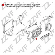 Вентилятор радиатора ZZVF 1424375861 ZVVE007 D9GR 3W8 - Изображение 3