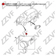 Противотуманная фара, противотуманка птф ZZVF OQ HNU zvcy1026r 1424380125 - Изображение 4