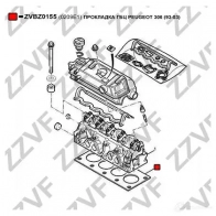 Прокладка ГБЦ ZZVF 1437882257 ZVBZ0155 ZTNG F53 - Изображение 2