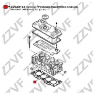 Прокладка ГБЦ ZZVF 9LJY 3U 1438818402 ZVBZ0152 - Изображение 2