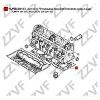 Прокладка ГБЦ ZZVF 3UY M9M 1437882496 ZVBZ0157 - Изображение 2