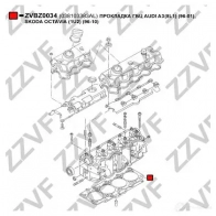 Прокладка ГБЦ ZZVF 1437882502 ZVBZ0034 I SATU9 - Изображение 2