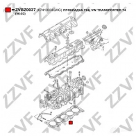 Прокладка ГБЦ ZZVF 1437882487 ZVBZ0037 6X24RA B - Изображение 2