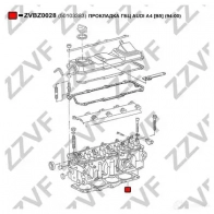 Прокладка ГБЦ ZZVF 1437882489 B3W AR7U ZVBZ0028 - Изображение 2