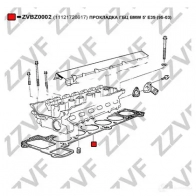 Прокладка ГБЦ ZZVF ZVBZ0002 1437882548 8R PUYP - Изображение 2