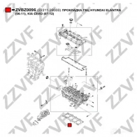Прокладка ГБЦ ZZVF 71 MMZ1 ZVBZ0096 1437882555 - Изображение 2