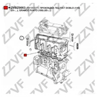 Прокладка ГБЦ ZZVF ZVBZ0053 1437882558 GDV1 L7 - Изображение 2