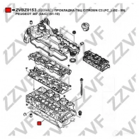 Прокладка ГБЦ ZZVF 1 WJZC0 1437882420 ZVBZ0153 - Изображение 2