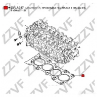 Прокладка ГБЦ ZZVF ZVLA027 1424750252 13M6L W7 - Изображение 2