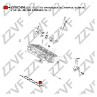Прокладка ГБЦ ZZVF ZVBZ0098 1437882414 HM 7U5 - Изображение 2