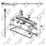 Прокладка клапанной крышки ZZVF ZVR44A 1437882358 H7 TMA - Изображение 2