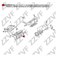 Прокладка клапанной крышки ZZVF 1437882290 D EQONV ZVBZ0144 - Изображение 2