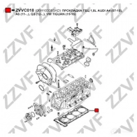 Прокладка ГБЦ ZZVF ZVVC018 1424391027 ZD3C J - Изображение 2