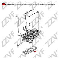 Прокладка ГБЦ ZZVF UM4 5L 1424391020 ZVVC006 - Изображение 2