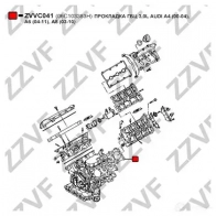 Прокладка ГБЦ ZZVF 1424391028 ZVVC041 1DK 6N5 - Изображение 2
