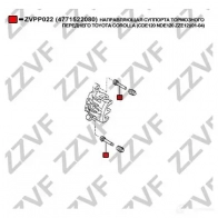 Направляющая суппорта ZZVF 1437881173 ZVPP022 QUUK2 JH - Изображение 2
