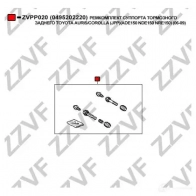 Направляющая суппорта ZZVF ZVPP020 1437881776 7PN DQ - Изображение 2