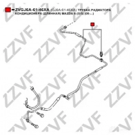Трубка радиатора кондиционера ZZVF LTZQ EE7 1424901559 ZVGJ6A-61-46XA - Изображение 6