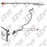 Трубка высокого давления кондиционера ZZVF 1424901531 ZV92CG000X45 UM KYL - Изображение 3
