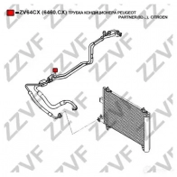 Трубка высокого давления кондиционера ZZVF 1424901518 QU 01I0U ZV64CX - Изображение 4