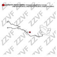 Трубка высокого давления кондиционера ZZVF ZV60TR 1424901516 CUA TM - Изображение 4