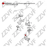 Подушка двигателя ZZVF ZV66030 1424988967 1ZROB FL