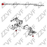 Опора двигателя ZZVF 1424988963 ZV510313 LIU3M 9 - Изображение 4