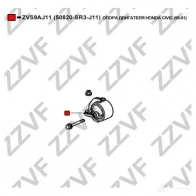 Подушка двигателя ZZVF 1424989019 NS4R 5 ZVS9AJ11 - Изображение 4