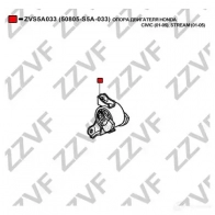 Опора двигателя ZZVF 1424989004 ED CGV ZVS5A033 - Изображение 4