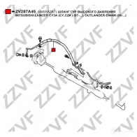 Шланг Гур ZZVF 6M E3X 1425005272 ZV287A45 - Изображение 4