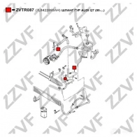 Шланг Гур ZZVF 1437882045 ZVTR087 LIB R1 - Изображение 2
