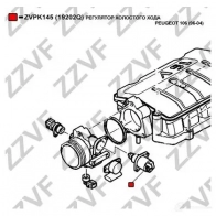 Регулятор холостого хода ZZVF ZVPK145 1437881453 NOP MY - Изображение 3
