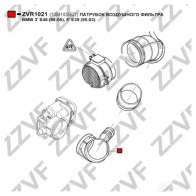 Патрубок воздушного фильтра ZZVF FK9 7V ZVR1021 1424587952 - Изображение 3