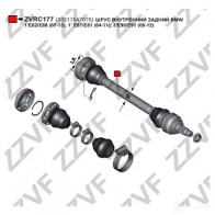 Шрус граната ZZVF 1437882778 ZVRC177 BL 5R6Q - Изображение 2