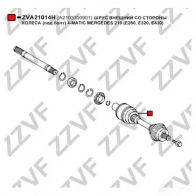 Шрус граната ZZVF E 7WA82Q ZVA21014H 1424705844 - Изображение 2