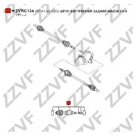 Шрус граната ZZVF FUEP6 7 1437882819 ZVRC134 - Изображение 2