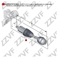 Шрус граната ZZVF 19 PDAGL ZV60757274N2 1424705809 - Изображение 2