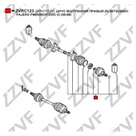 Шрус граната ZZVF I21 JF ZVRC123 1437882847 - Изображение 2