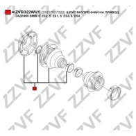 Шрус граната ZZVF ZVB322WV1 KJKTB 0 1424705865 - Изображение 2